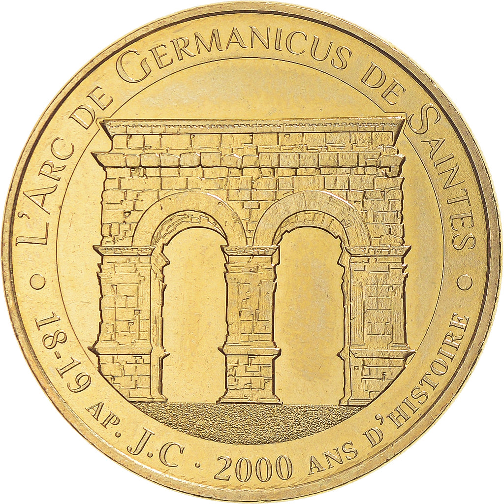 France, Token, Touristic token, L'Arc de Germanicus de Saintes - 18-19 ap. J.C -