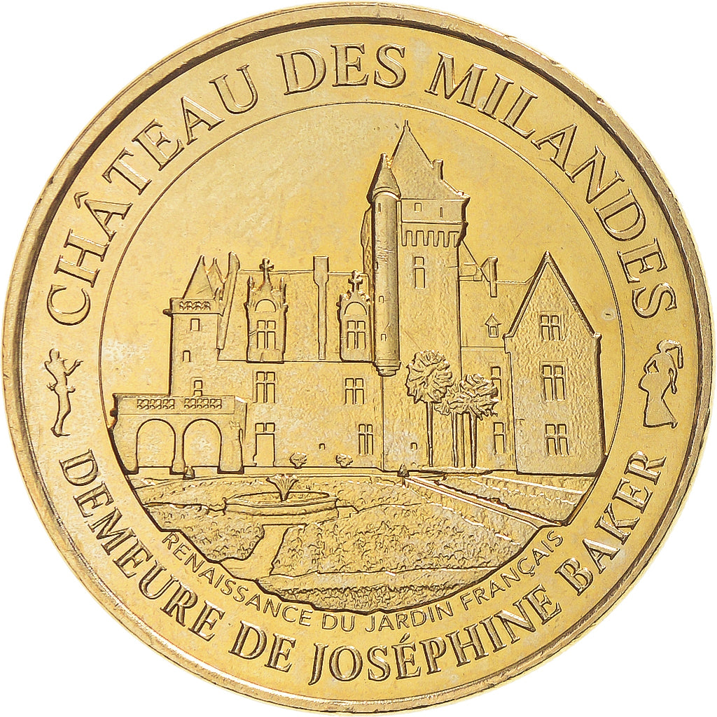 France, Token, Touristic token, Château des Milandes - Demeure de Joséphine