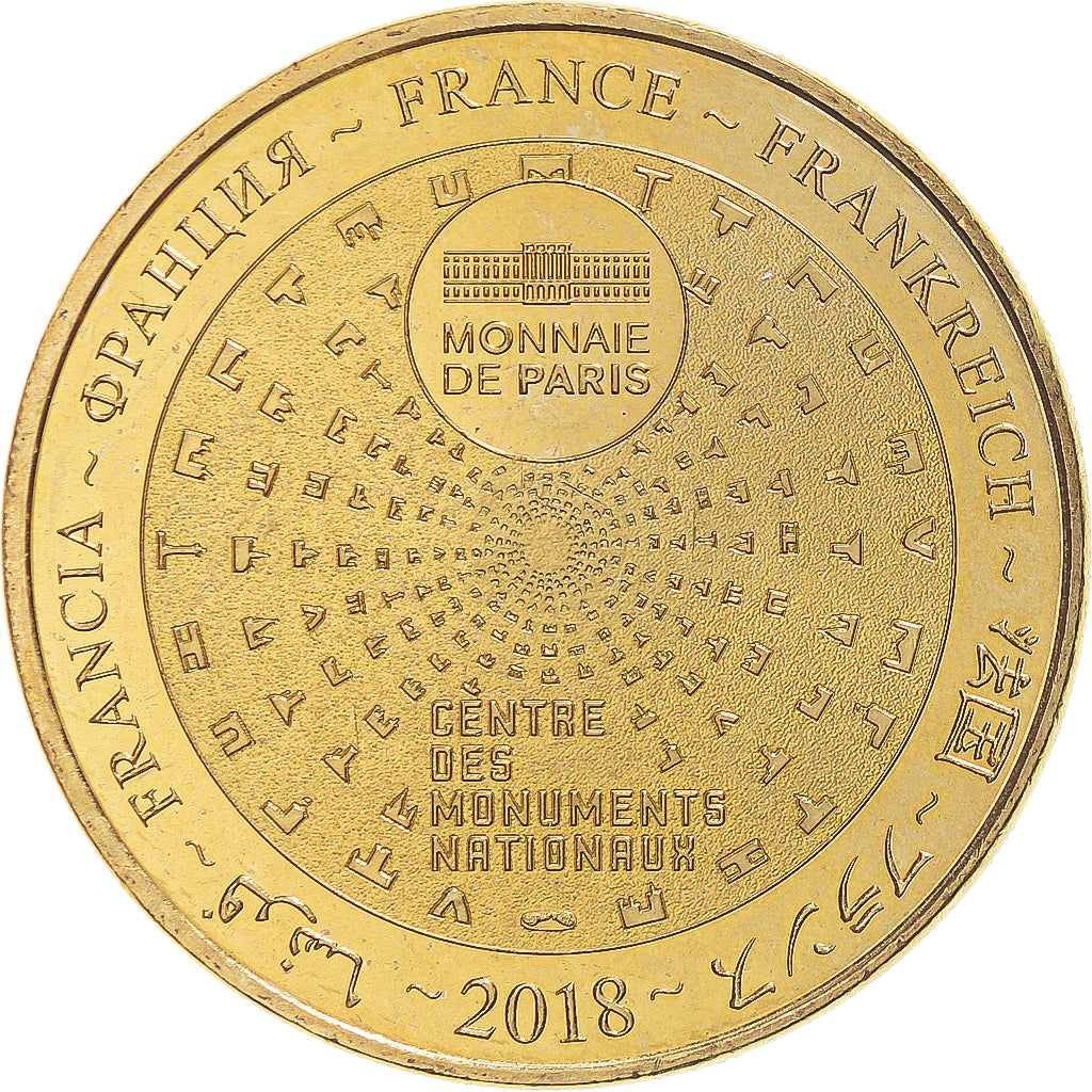 France, Token, Touristic token, Tours de Notre-Dame de Paris - La façade et une
