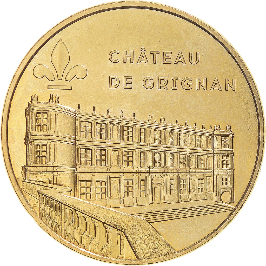 France, Token, Touristic token, drome [26]Chateau de Grignan N°3, Arts &