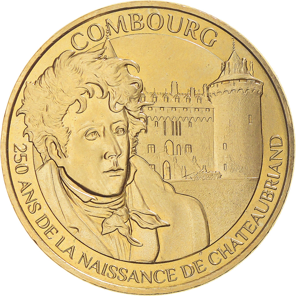 France, Token, Touristic token, Combourg - 250 ans de la naissance de