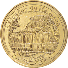 France, Jeton, Jeton Touristique, Cascades du Hérisson - L'éventail, Arts &