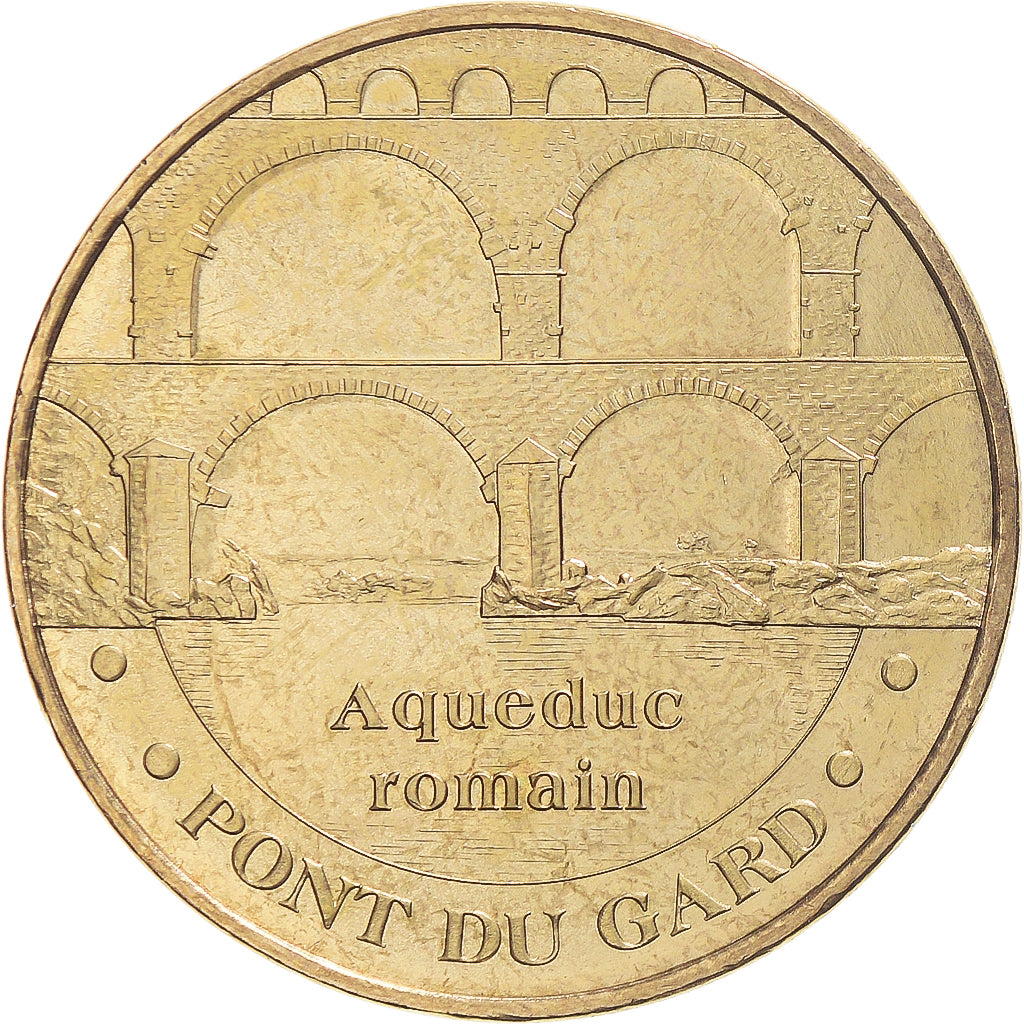 France, Token, Touristic token, Vers-Pont-du-Gard - Pont du Gard n°2, 2009