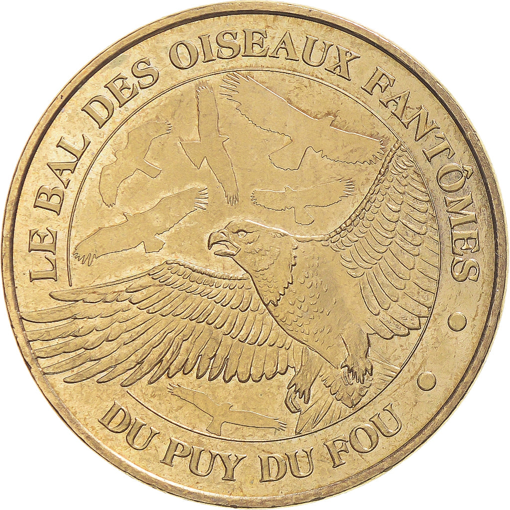 Francia, Ficha, Tourist Token, Le bal des oiseaux fantômes, Puy du Fou, 2009