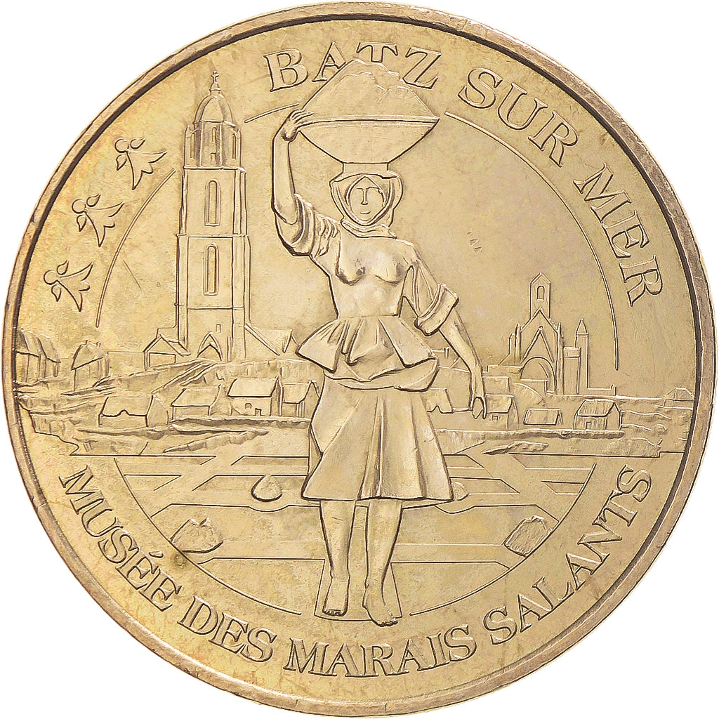 Francia, zeton, Jetón turístico, Batz-sur-Mer - Marais salants n°1, 2009