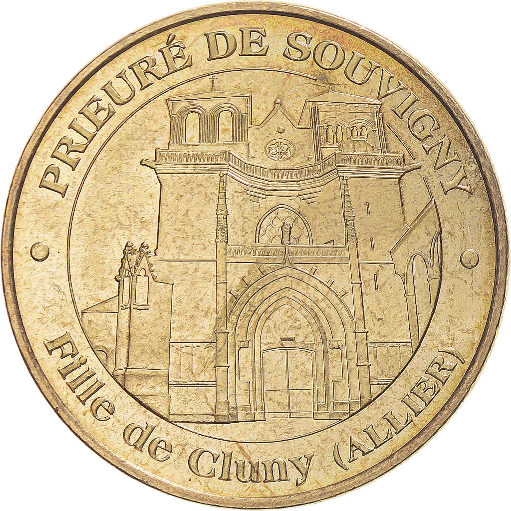 Francja, Token, Żeton turystyczny, 03/ Prieuré de Souvigny, 2009, Monnaie de