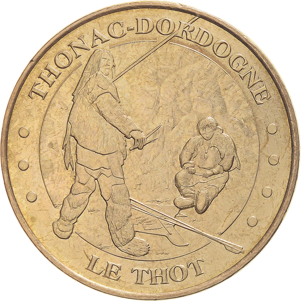 France, Token, Touristic token, Thonac -  Le Thot -Scène de chasse, 2009, MDP