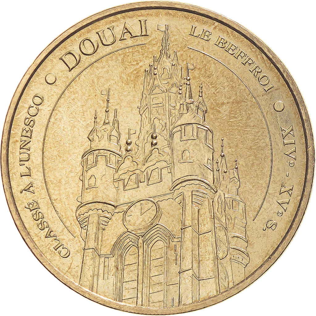 Francia, ficha, Touristic token, Douai - Le Beffroi, Arts & Culture, 2009, MDP
