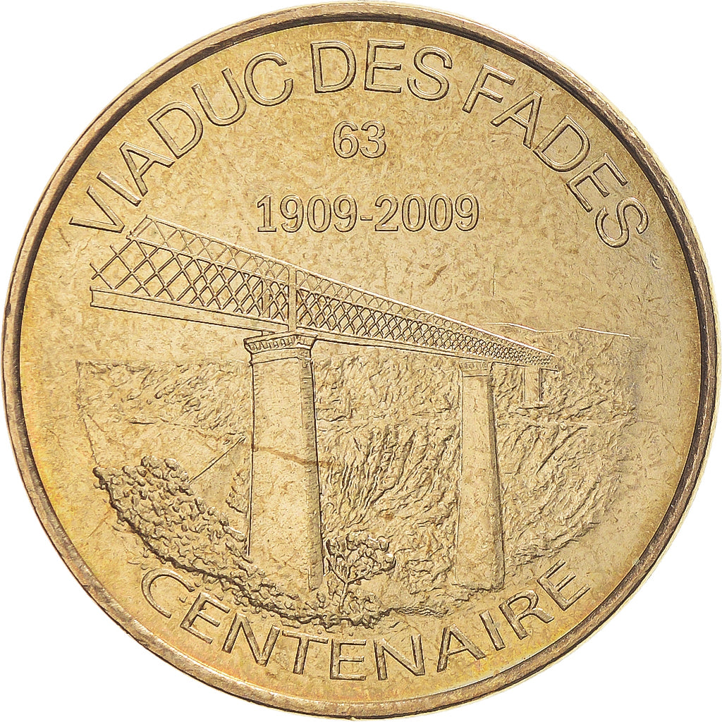 France, Jeton, Tourist Token, 63 SAURET-BESSERVE Centenaire du viaduc des Fades