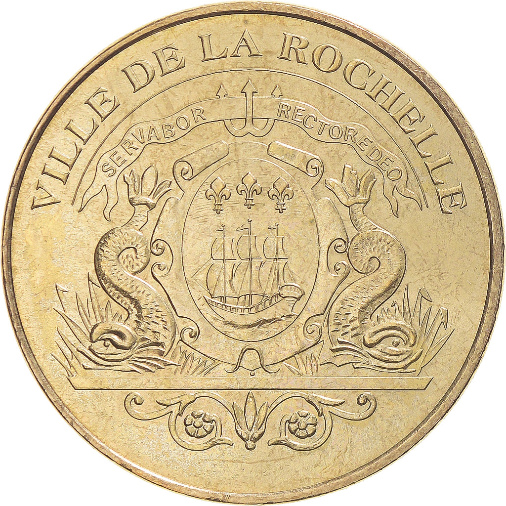 Francia, zeton, Jetón turístico, La Rochelle - Blason, Arts & Culture, 2009