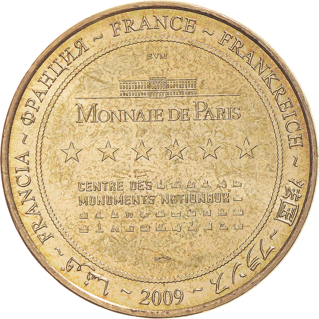 Francia, zeton, Jetón turístico, Bourg-en-Bresse - Monastère royal de Brou