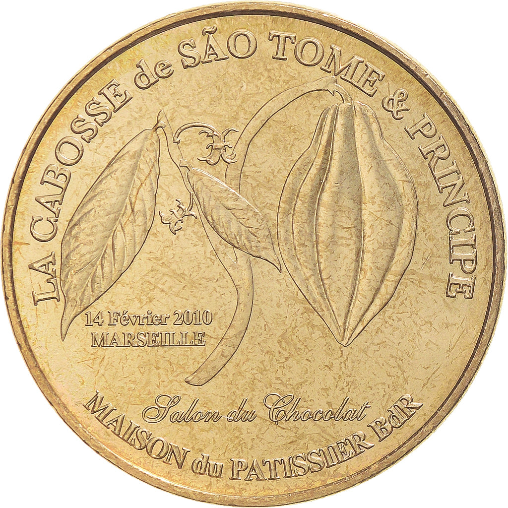 France, Token, Touristic token, La Cabosse de Sao Tome et Principe, 2010, MDP