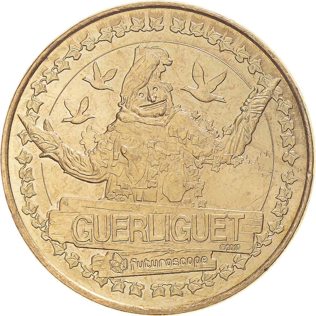 France, Jeton, Jeton Touristique, 86/ Futuroscope - Guerliguet, Arts & Culture