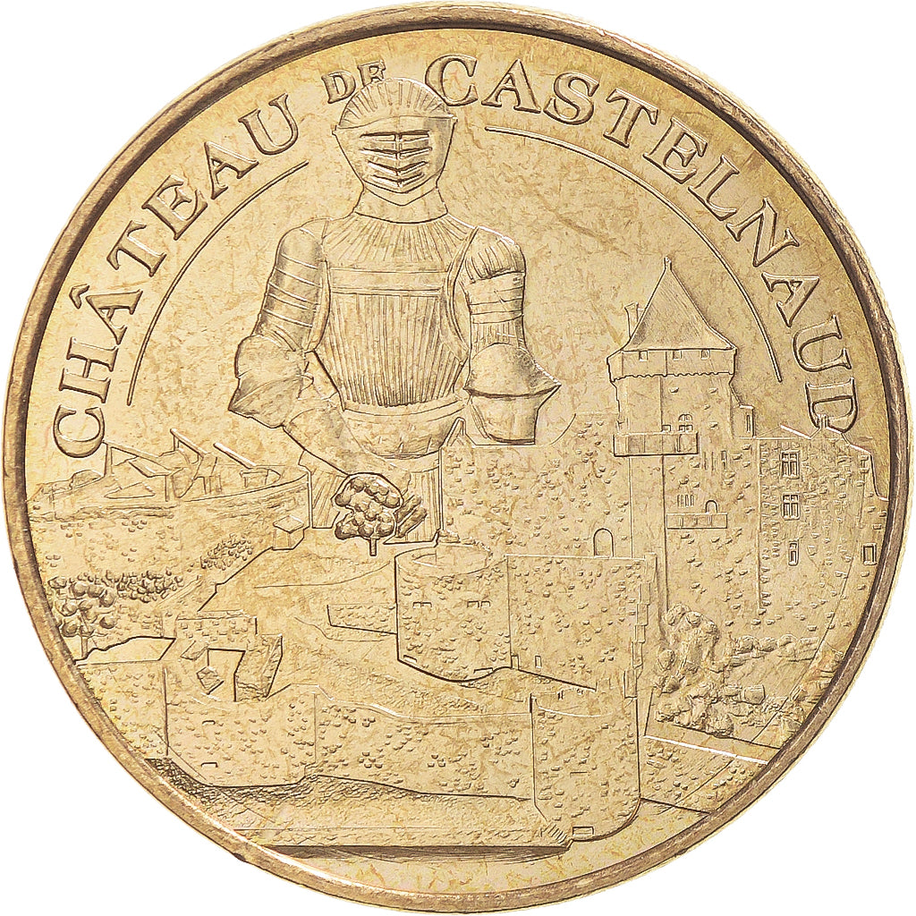 Francia, zeton, Jetón turístico, Castelnaud-la-Chapelle - Château n°2, Arts