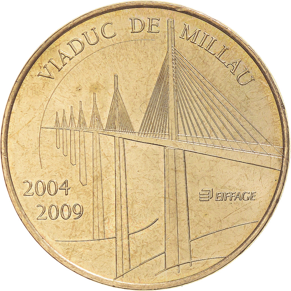 Frankreich, betaalpenning, Millau - Viaduc n°2, 2009, MDP, UNZ, Copper-nickel