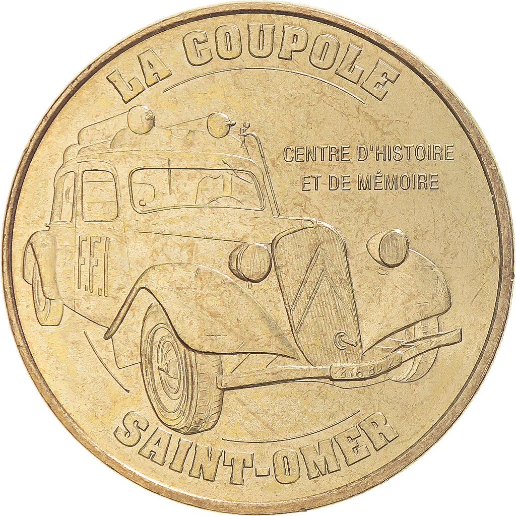 France, Token, Touristic token, Helfaut - La coupole n°3, 2010, MDP, MS(63)