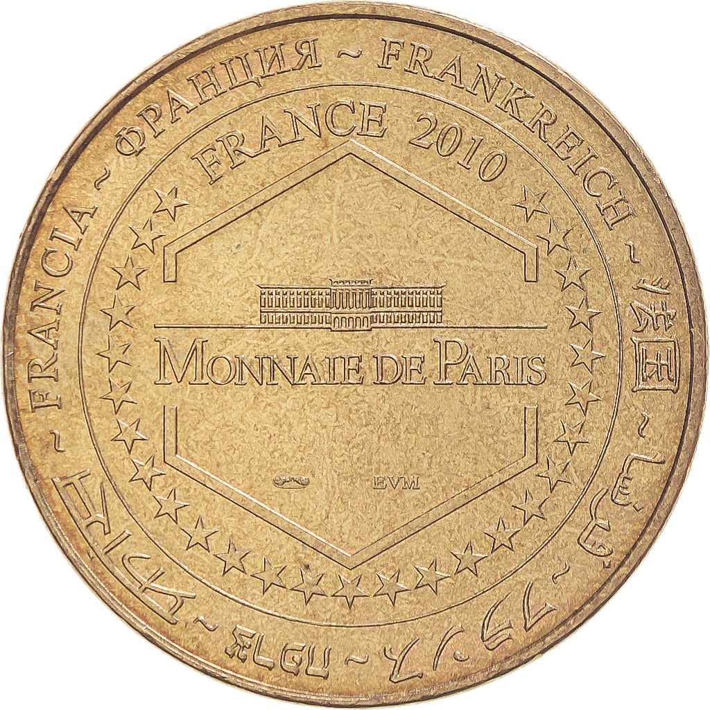 Francia, zeton, Jetón turístico, Lunéville - Château des Lumières n°4 -