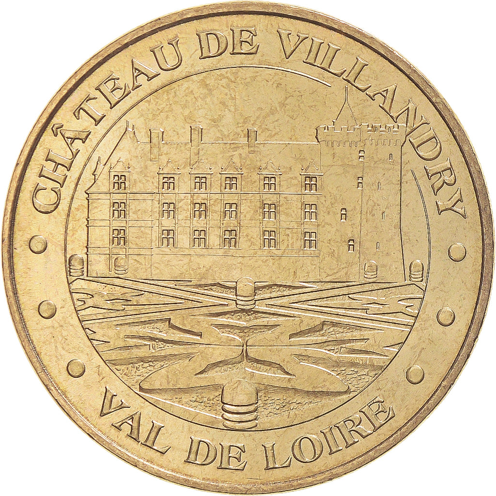 Frankreich, betaalpenning, Touristic token, Villandry - Château n°2, 2010
