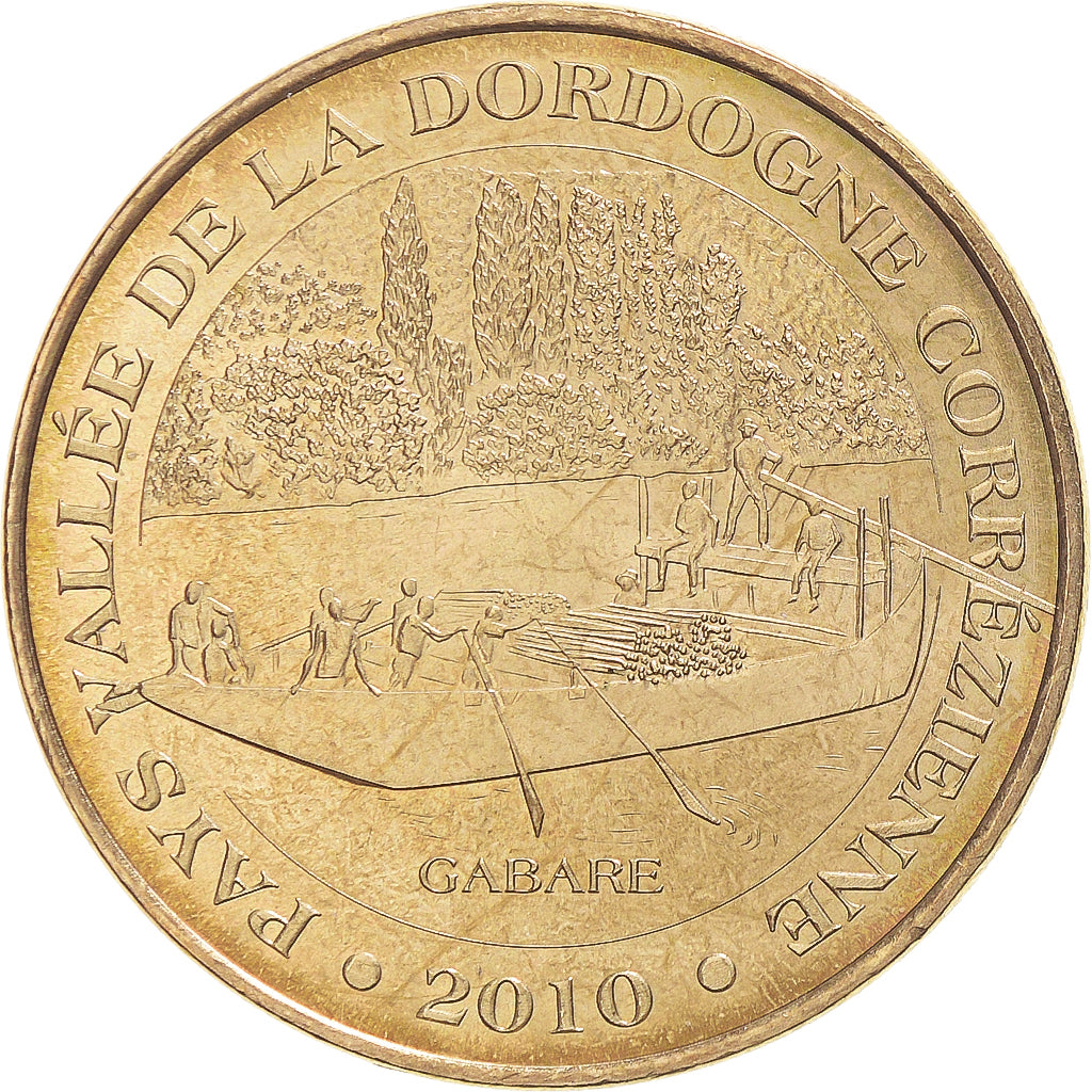 Frankrijk, Token, Aubazine - Vallée de la Dordogne corrézienne - la gabare
