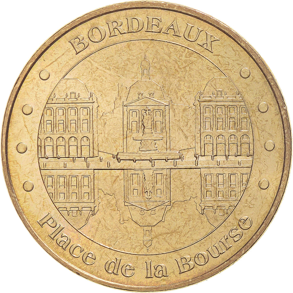 France, Token, Touristic token, Bordeaux - Place de la Bourse, 2010, MDP
