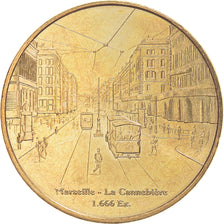 Francia, ficha, Touristic token, Marseille - La Cannebière et ses tramways