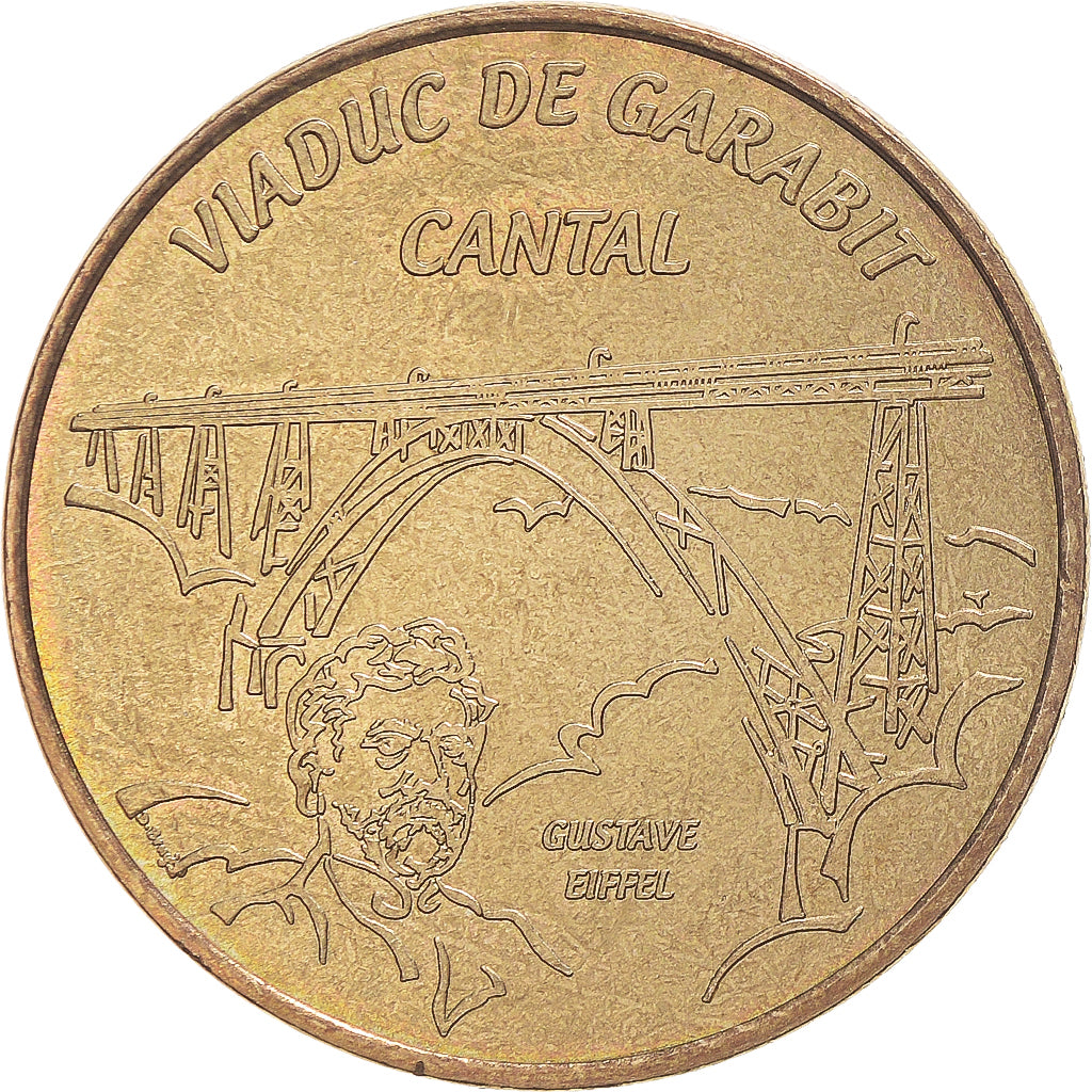 Francia, zeton, Jetón turístico, Ruynes-en-Margerides - Viaduc de Garabit