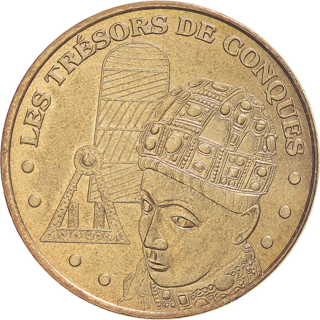 Francja, Token, Żeton turystyczny, Conques - Abbaye de Sainte-Foy n°2 -