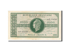 France, 1000 Francs, 1943-1945 Marianne, 1945, KM #107, UNC(60-62), 64D204348,..