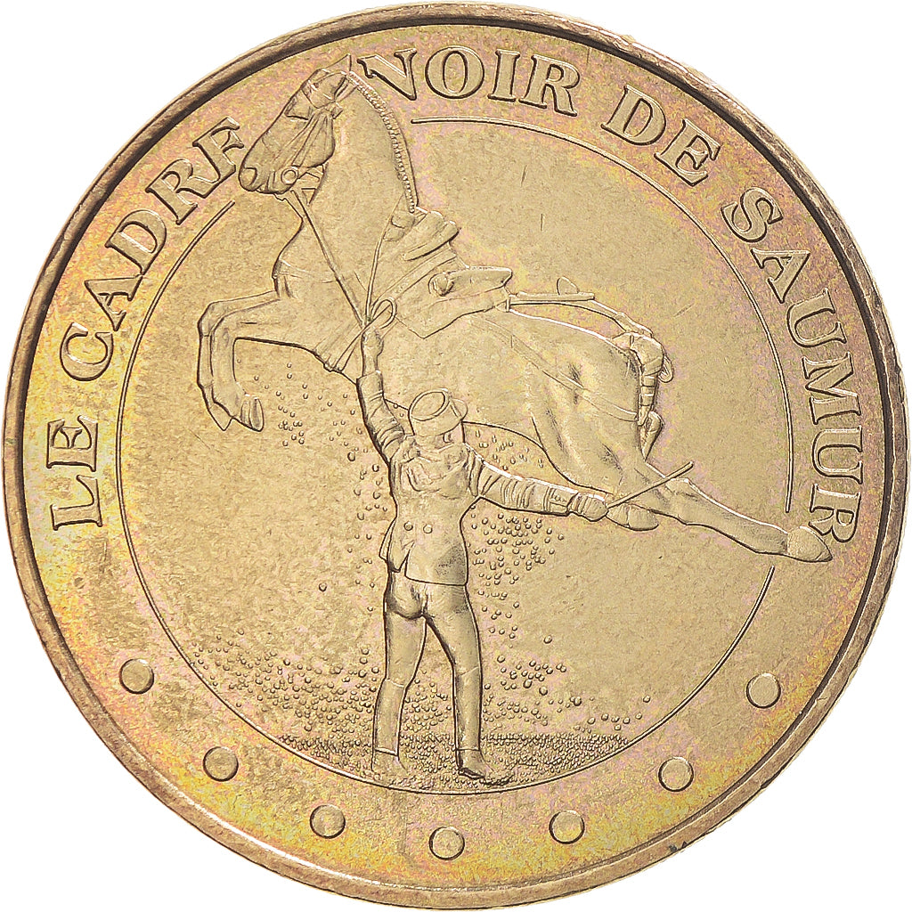 Francia, zeton, Jetón turístico, Saumur - La Cadre Noire n°1, 2010, MDP, SC