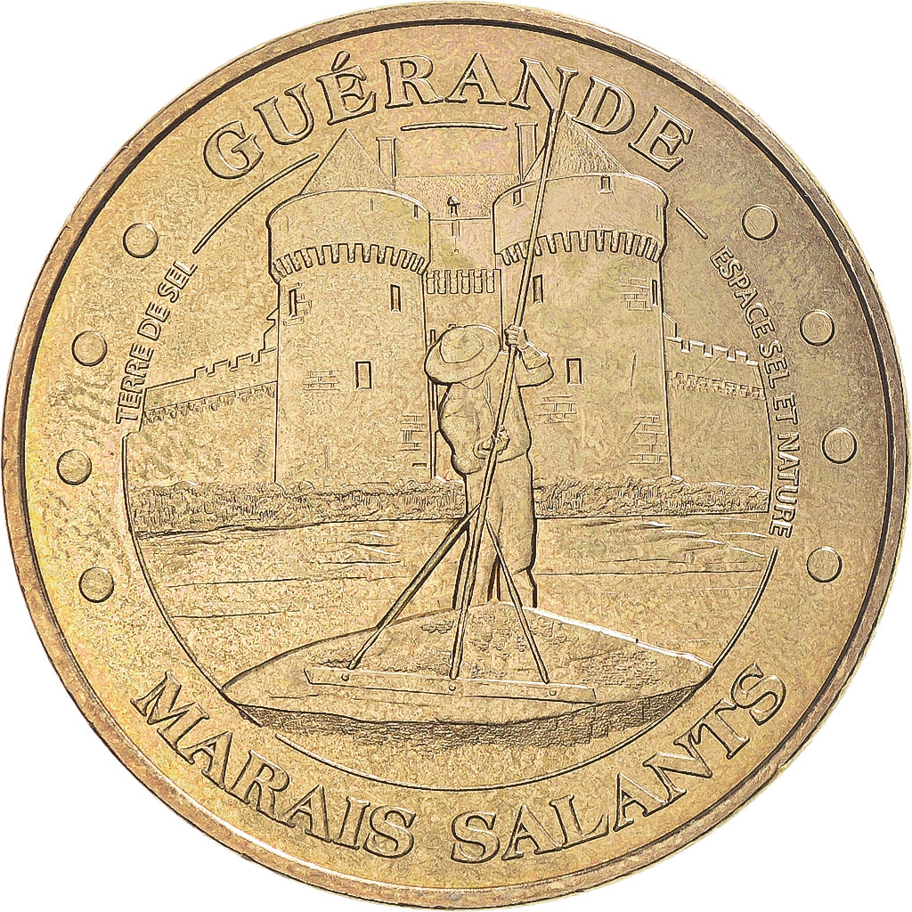 Francia, zeton, Jetón turístico, Guérande - les salines n°2, 2010, MDP, SC