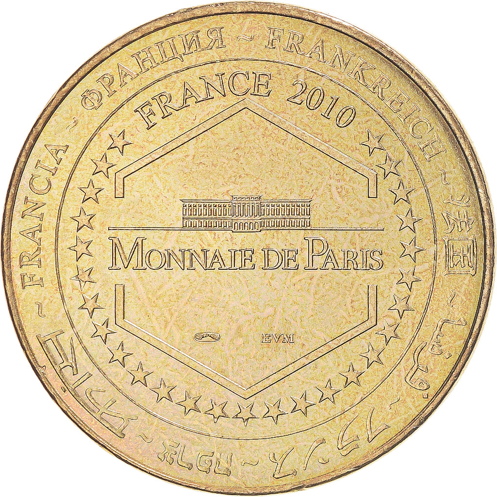 Francja, Token, Żeton turystyczny, 09/ Château d'Usson, 2010, Monnaie de
