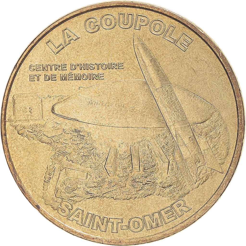 Frankrijk, Token, Tourist Token, 62/ La Coupole - Saint-Omer, 2010, Monnaie de