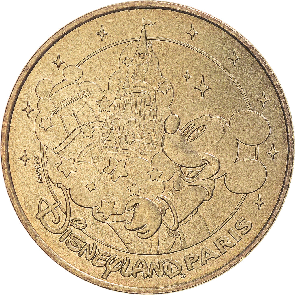 France, Jeton, Jeton Touristique, 77/ Disneyland - Mickey Sorcier, Arts &