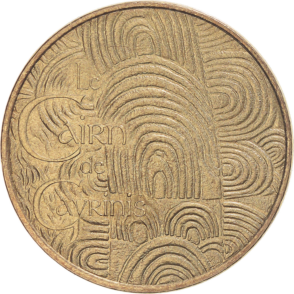 Francia, zeton, Jetón turístico, Larmor-Baden - Le Cairn de Gavrinis, 2010