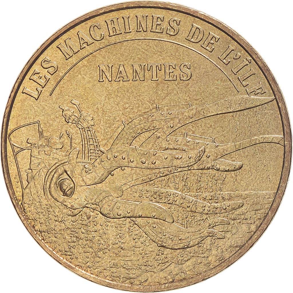France, Token, Touristic token, Nantes -  Les machines de l'ile n°2, 2010, MDP