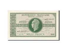 France, 1000 Francs, 1943-1945 Marianne, 1945, KM #107, UNC(63), 64D204707,...