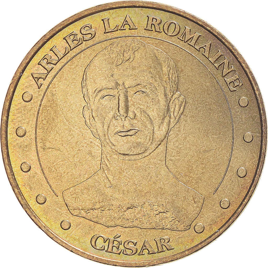 Francia, zeton, Arles la Romaine - César n°1, 2010, MDP, SC, Aluminio y