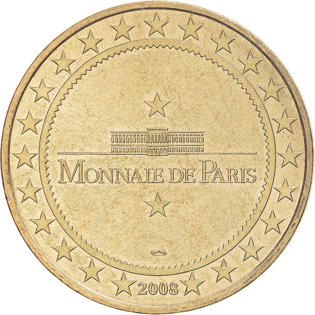 Francia, zeton, Jetón turístico, Monnaies d'Autrefois - Ecu aux 3 couronnes