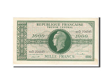 France, 1000 Francs, 1943-1945 Marianne, 1945, KM #107, UNC(60-62), 64D204345,..
