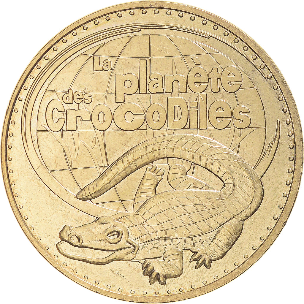 France, Token, Touristic token, Civaux- La planète des crocodiles, 2008, MDP