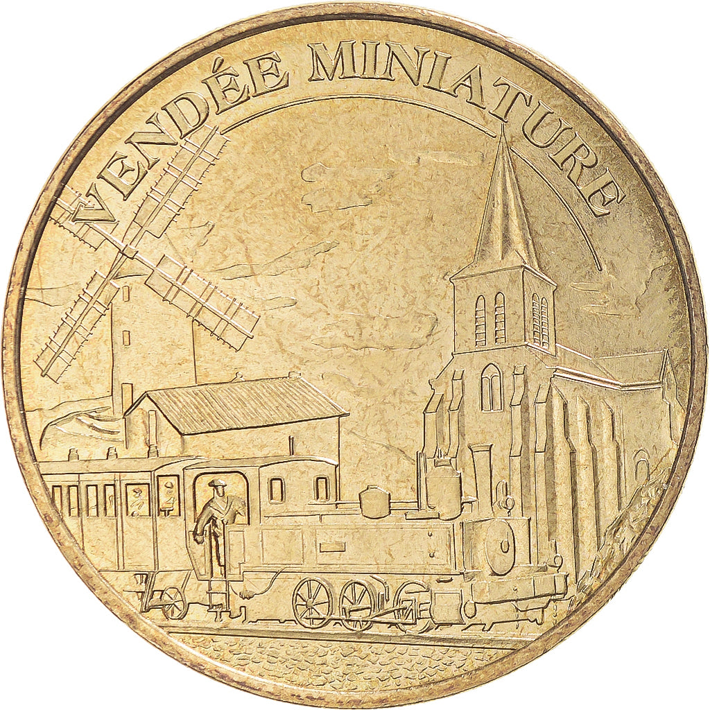 Francia, zeton, Jetón turístico, Bretignoles-sur-Mer - Vendée miniature, Arts