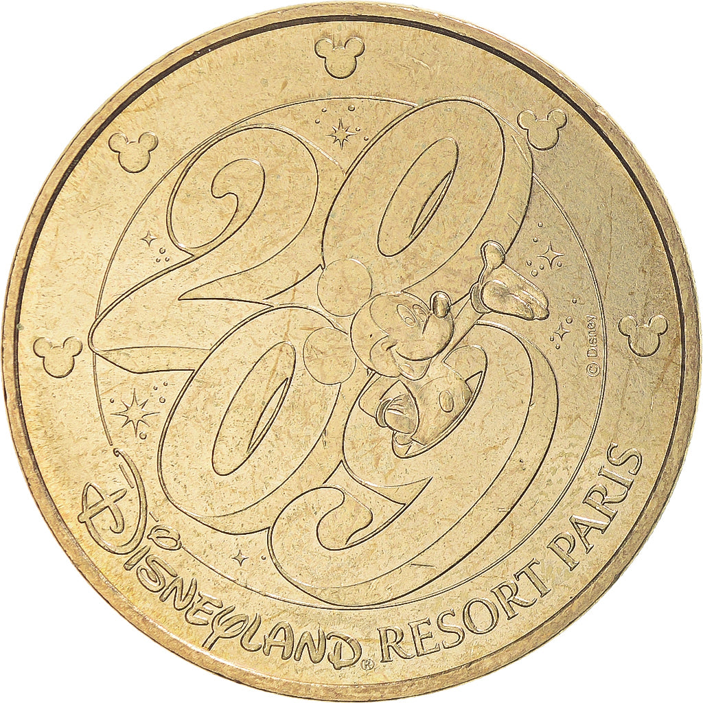 France, Token, Touristic token, Disneyland n° 17 - Resort Paris, 2008, MDP