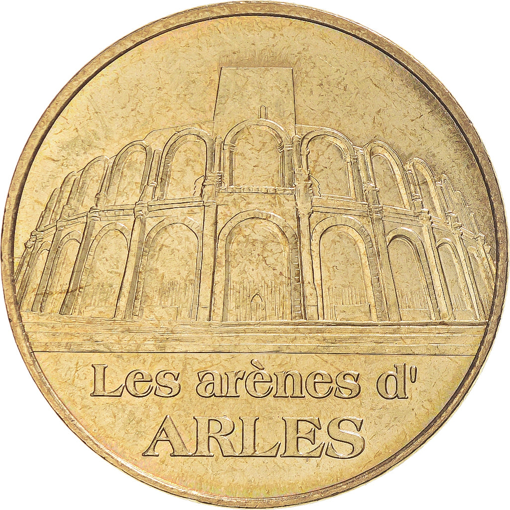 Francia, zeton, Jetón turístico, 13/ Les Arènes d'Arles, Arts & Culture