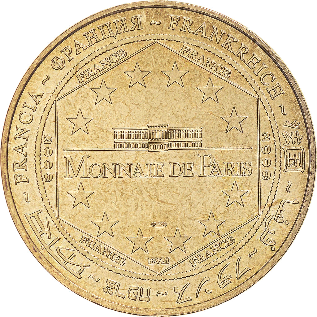 Francia, zeton, Jetón turístico, Paris - Les amis de l'Euro - 10 ans de