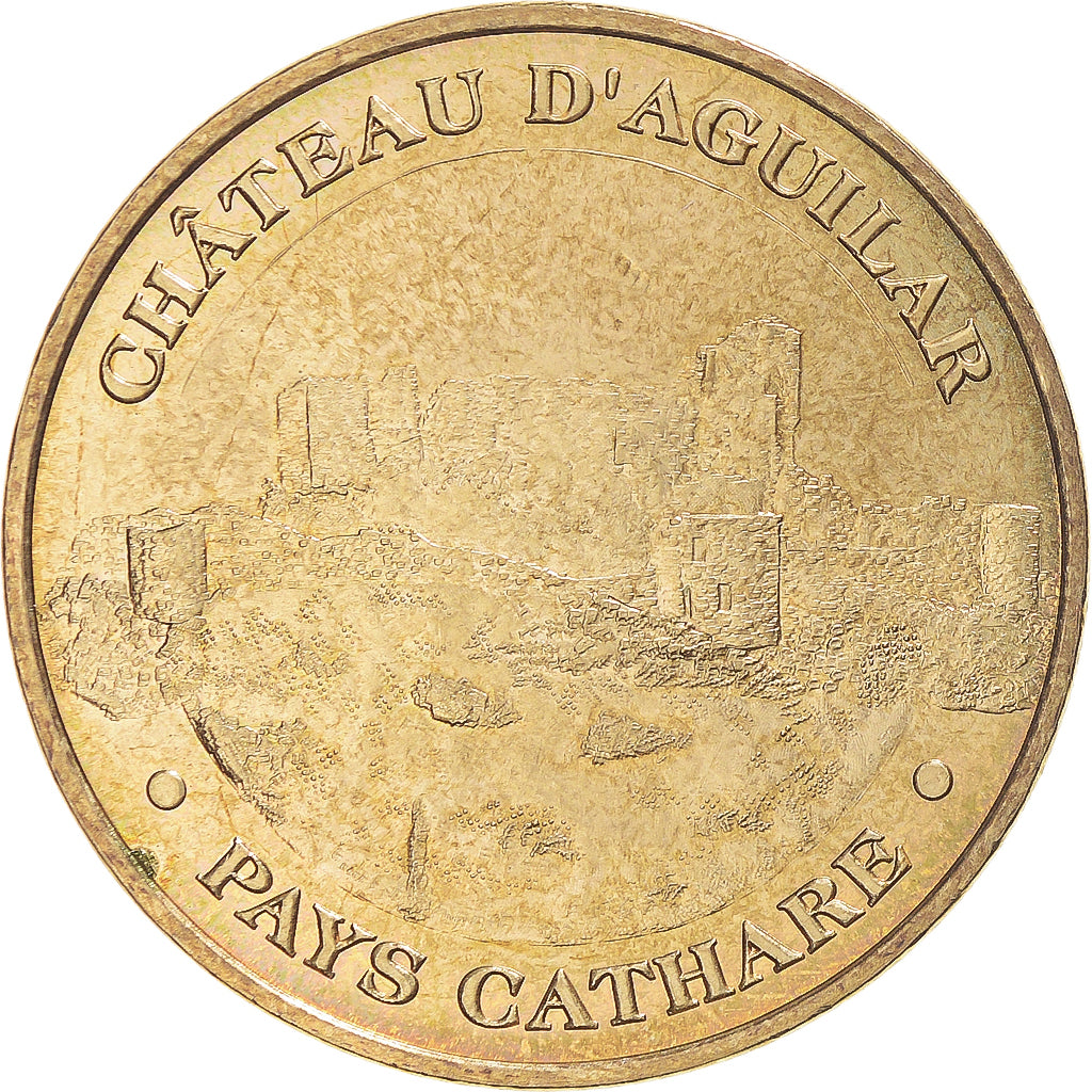 Francja, Token, Żeton turystyczny, 11/ Château d'Aguilar, 2009, Monnaie de