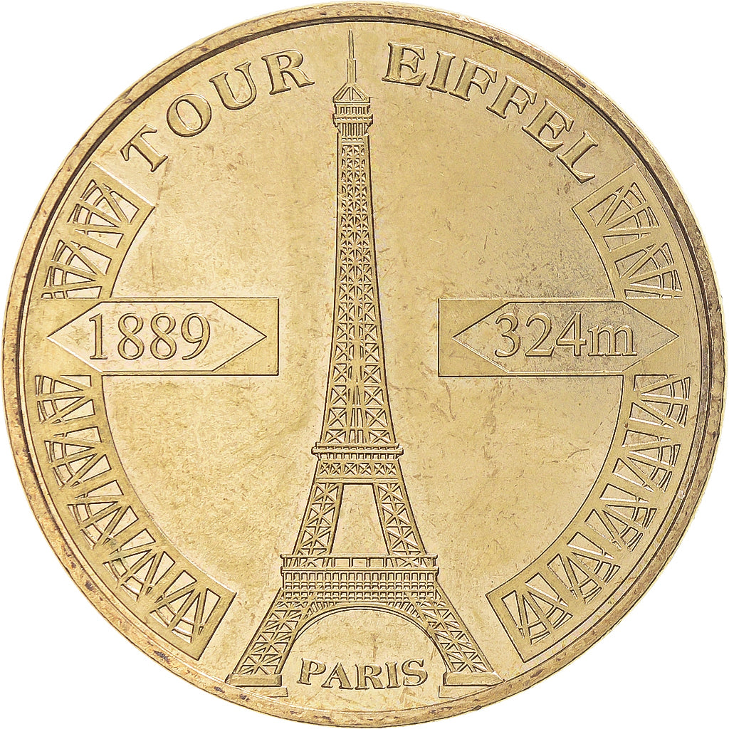Frankrijk, Token, Toeristisch fiche, Paris - Tour Eiffel n°4, 2008, MDP, UNC-