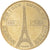 Frankrijk, Token, Toeristisch fiche, Paris - Tour Eiffel n°4, 2008, MDP, UNC-
