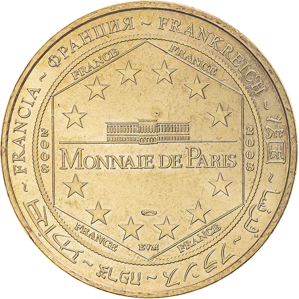 Frankrijk, Token, Toeristisch fiche, Paris - Tour Eiffel n°4, 2008, MDP, UNC-