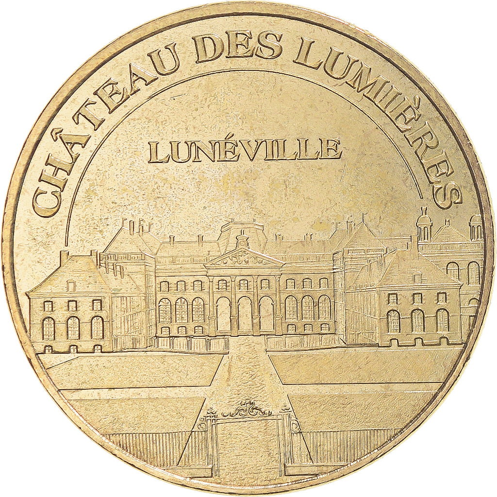 Francia, zeton, Jetón turístico, 54 - LUNÉVILLE - CHÂTEAU DES LUMIÈRES