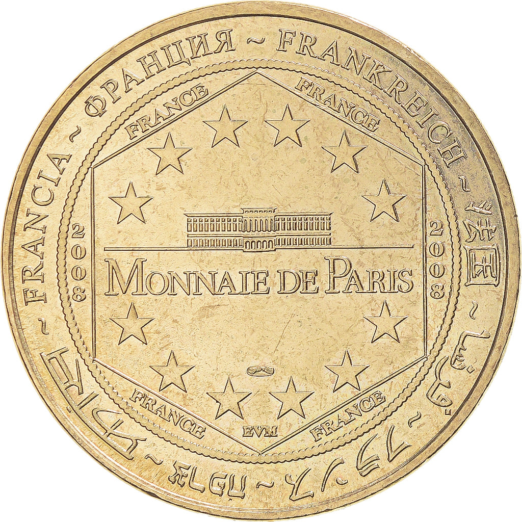 Francia, zeton, Jetón turístico, 54 - LUNÉVILLE - CHÂTEAU DES LUMIÈRES